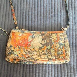 Multicolor Abstract HOBO crossbody bag